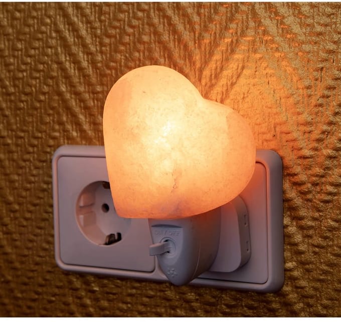 Zoutlamp nachtlicht Hart