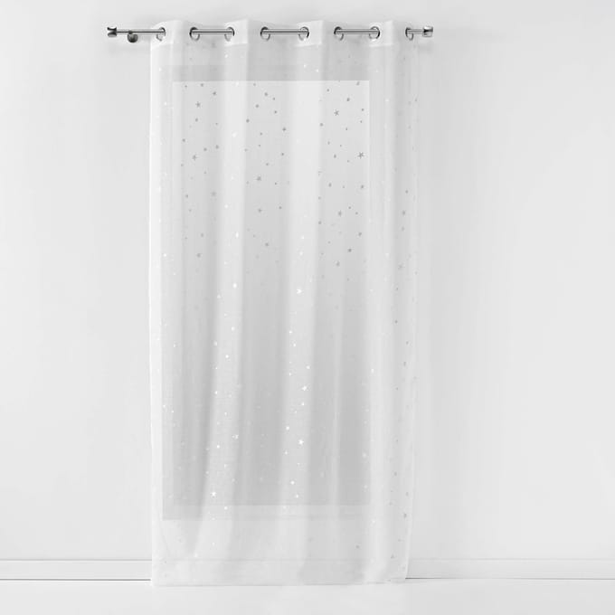 Glasgordijn 140 cm x 240 cm Stars - Glow In The Dark
