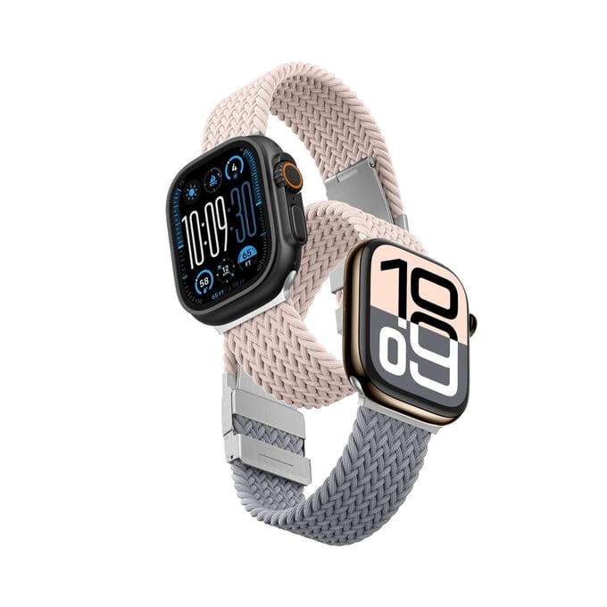 AmazingThing Blend Band Apple Watch 42mm 2-Pack - Pink-Gray/Pink