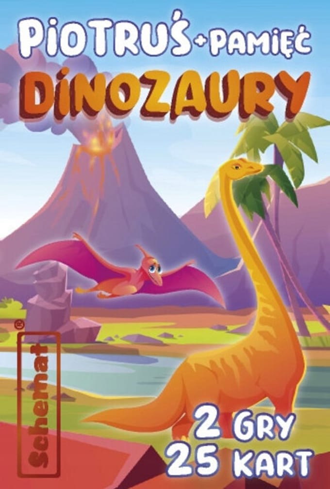 Dinosaurussen - Kaartspel - Piotruś en Geheugen
