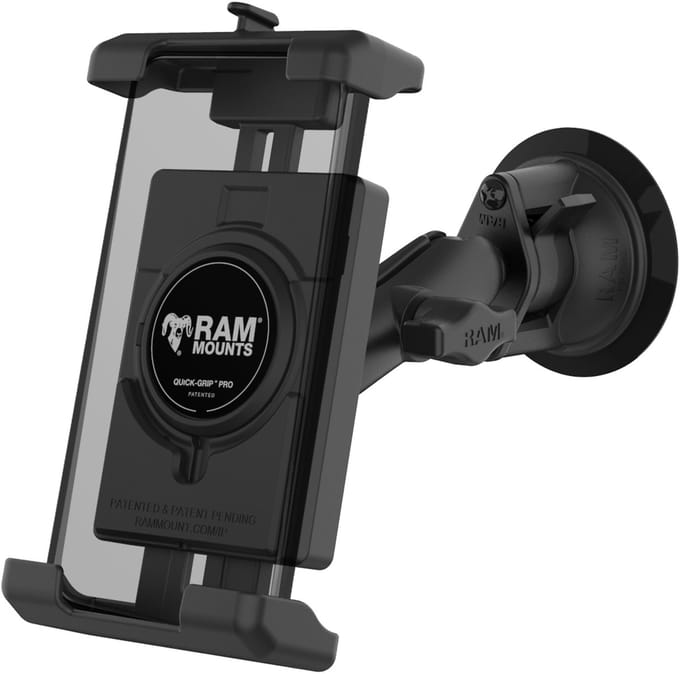 Quick-Grip™ Pro XL Telefoonbevestiging met Twist-Lock™ Vacuümzuignap