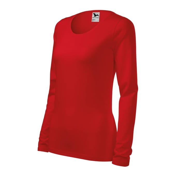 Dames-T-shirt met lange mouwen Malfini Slim 139