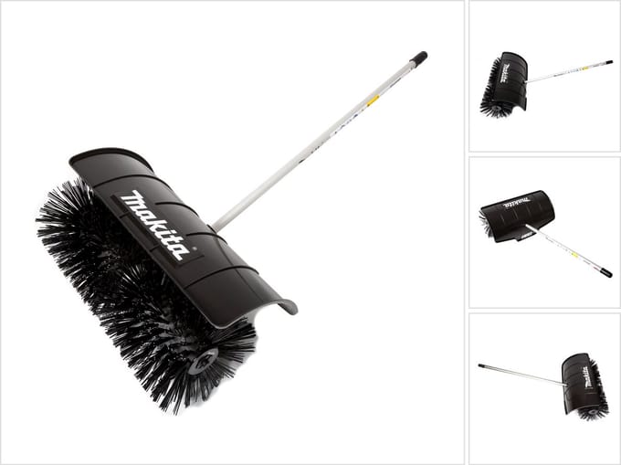Makita 199318-5 sweeping brush attachment - for stubborn dirt leaves