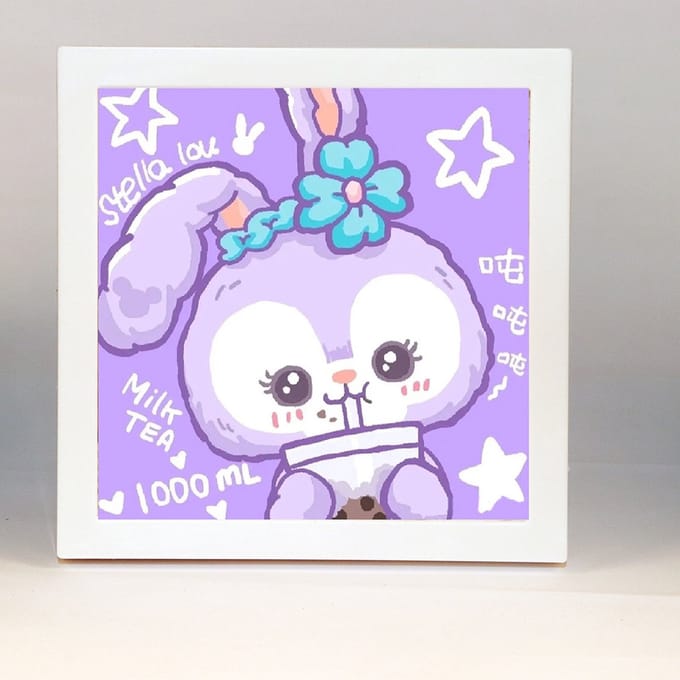 Kinderpainting 053 - Diamond painting - compleet pakket - Diamond painting by Wietske