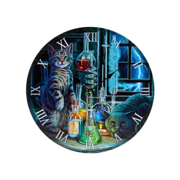 Klok - Lisa Parker Jekyll & Hyde Cats - Bedrukte Klok - 30cm