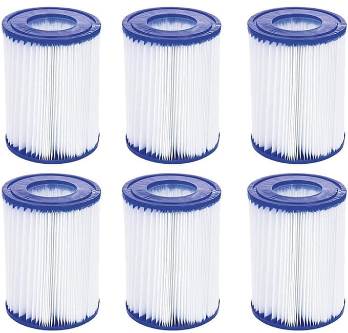 Dailygoods- Zwembadfilter 6 Pack - Vervangende Cartridge - Compatibel