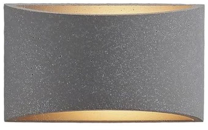 Moderne wandlamp in aluminium en beton voor woon- en eetkamer