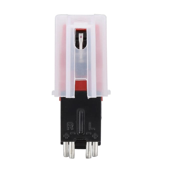 Dubbelnaald Stereo Naald voor LP Vinyl Speler USB Draaitafel Accessoire white
