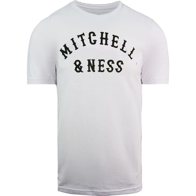Mitchell & Ness Patriot Tafel Heren Wit T-Shirt