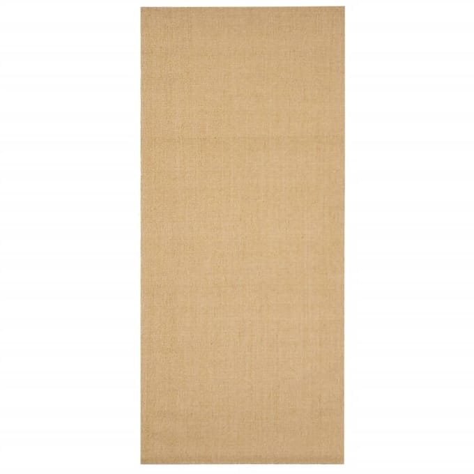 vidaXL - Vloerkleed - 66x150 - cm - natuurlijk - sisal