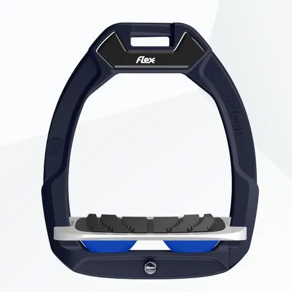 Veiligheidsstrijkers Paardrijden Hellend Grip Groen/Grijs/Blauw Flex-On Safe-On