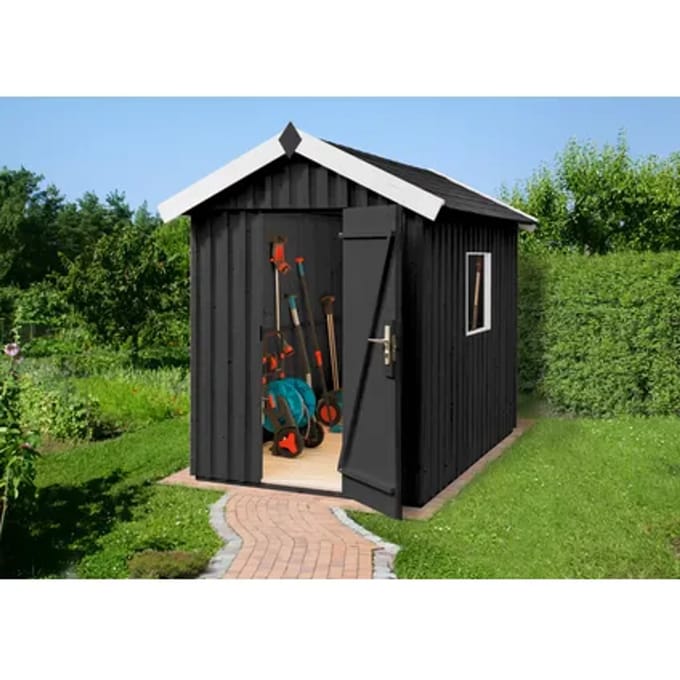 Weka Tuinhuis 348 - Antraciet - 220x162cm
