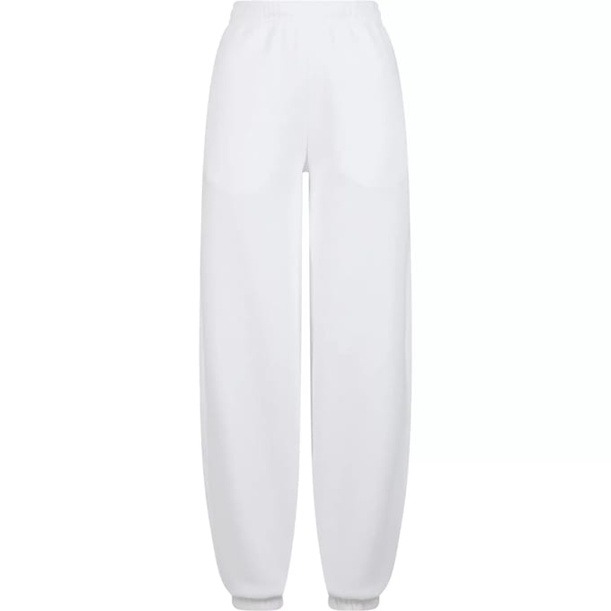 Urban Classics - Fluffy Dames joggingbroek - 3XL - Wit