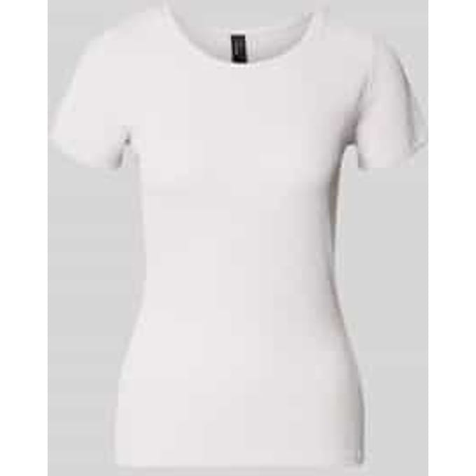 T-shirt met labeldetail