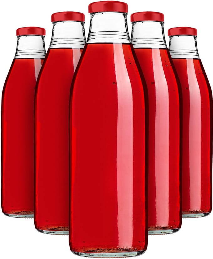 KADAX Sapfles 1L + deksel fi43 rood 5st
