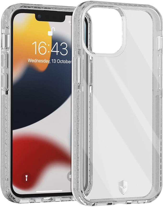 Force Case, Hoesje geschikt voor iPhone 13 Mini - LIFE Versterkt, Transparant