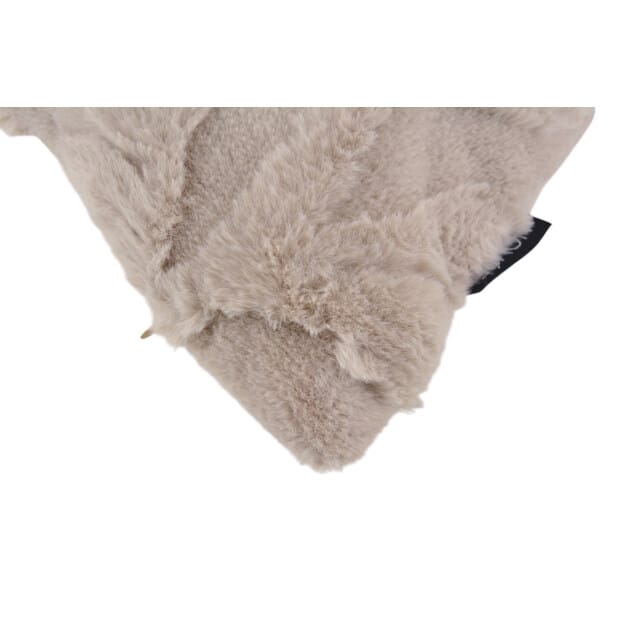 NOVÉE Furry plant beige | 45 x 45 cm | kussenhoes | polyester