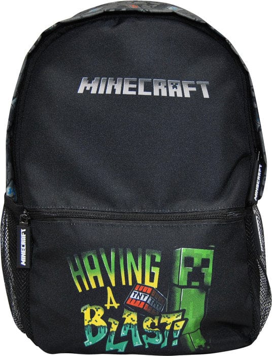 Minecraft rugzak - backpack - Having a Blast - 40 cm - Te gebruiken tot het 4de leerjaar.