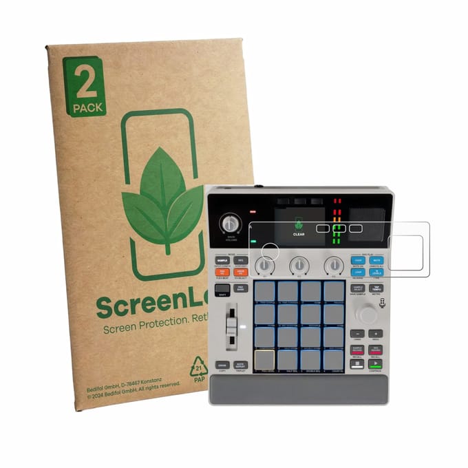 2 Stuks Screenprotector voor Akai MPC Sample - Hoogwaardige Beschermfolie transparant