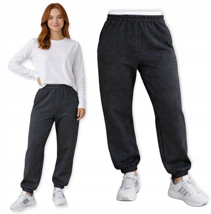 Dartomik - Dames Joggingbroek - Ocieplany - Grafiet - Maat M