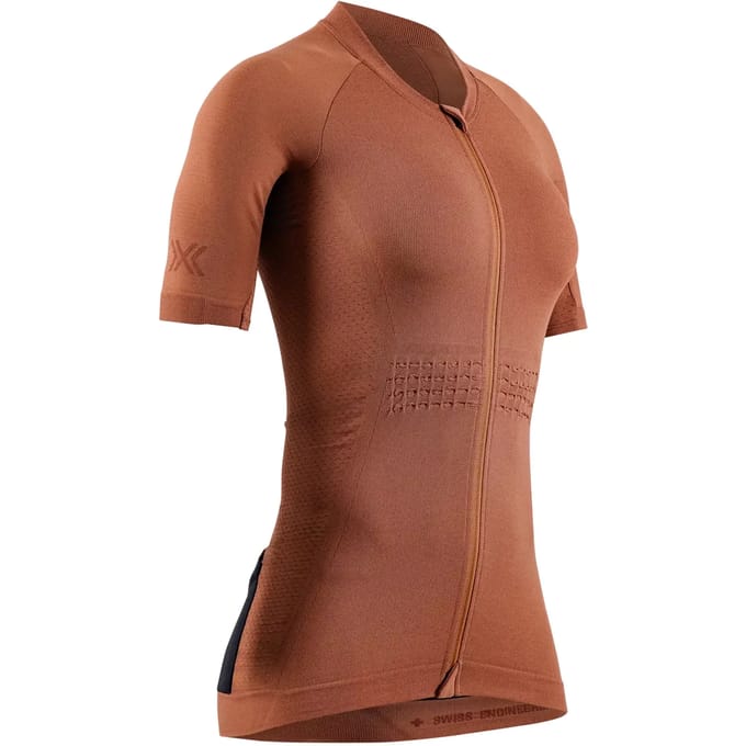 X-Bionic Xceed Ride Fietsshirt Korte Mouw Dames Dusty Rose/Dark Dusty Rose - L