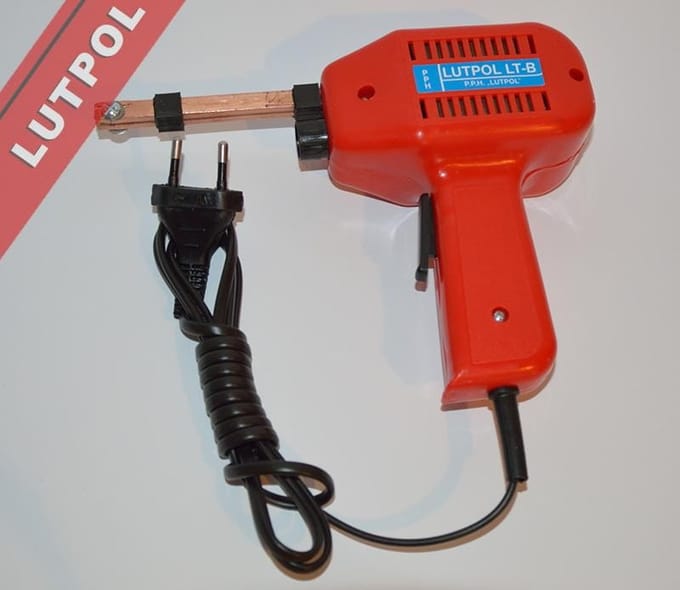 Lutpol LT-B Serie - Transformator Soldering - 100W - Ergonomische Greep - Puntverlichting