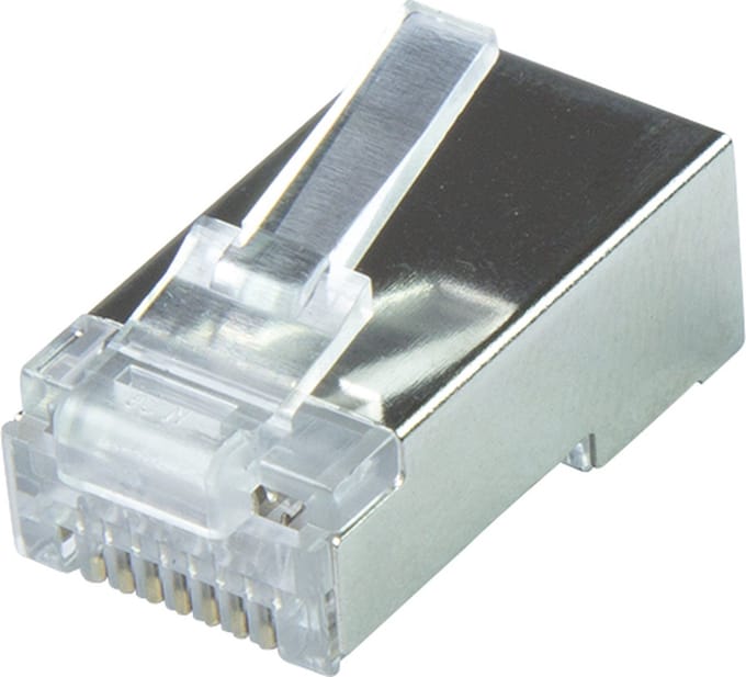 CAT6a modulair plug RJ45 - STP 50 stuks - Kabelverbinder - Kabel Connector