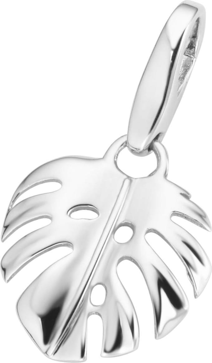 Giorgio Martello | charm | bedel | monstera blad | zilver | hanger