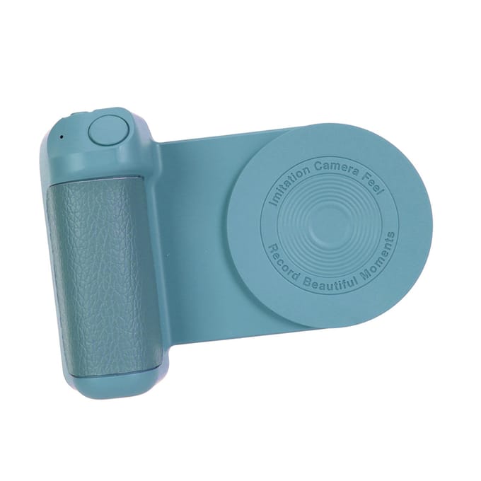 Magnetische Camera Handgreep Bluetooth Beugel Smartphone Handgreep Foto Houder Bluetooth Draadloze Afstandsbediening donkerblauwe kleur