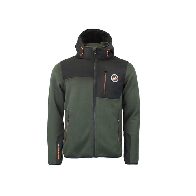 Afneembare hoodie met softshell panelen Peak Mountain Carhood