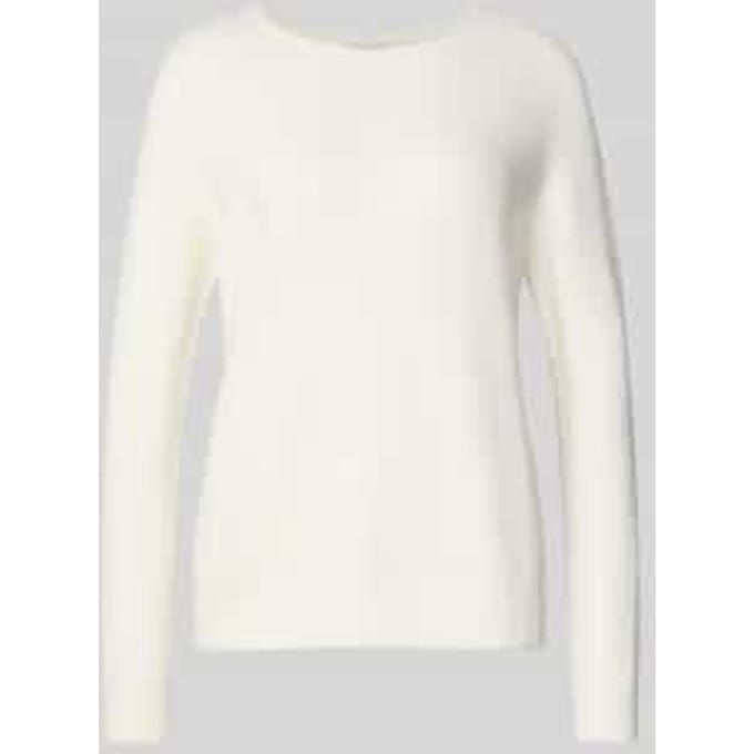 Gebreide pullover met ribboorden