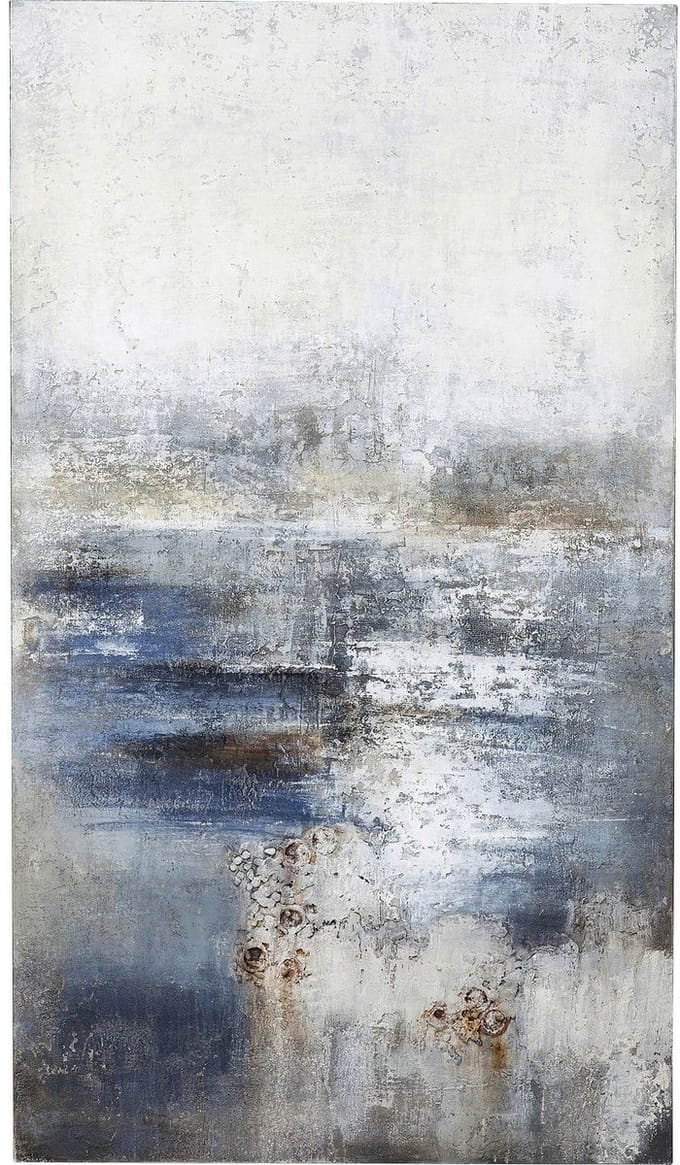 Kare Schilderij Abstract Into The Night 210x120cm