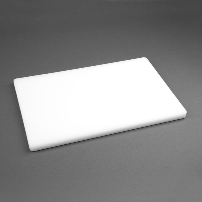 Hygiplas Kleurcode Lage Dichtheid Snijplank 2x45x30cm Wit DM001 - Dikke Plank - Horeca