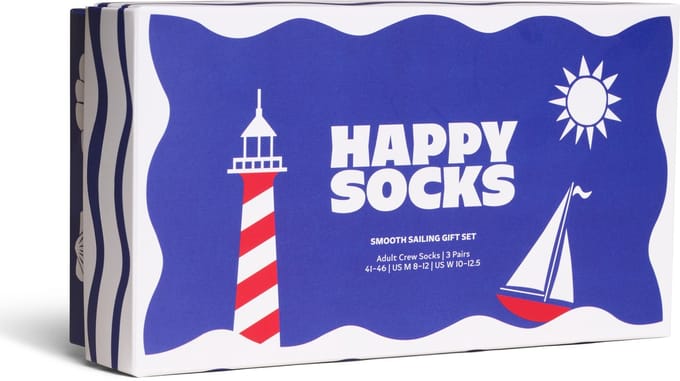 Happy Socks 3-Pack Smooth Sailing Socks Gift Set
