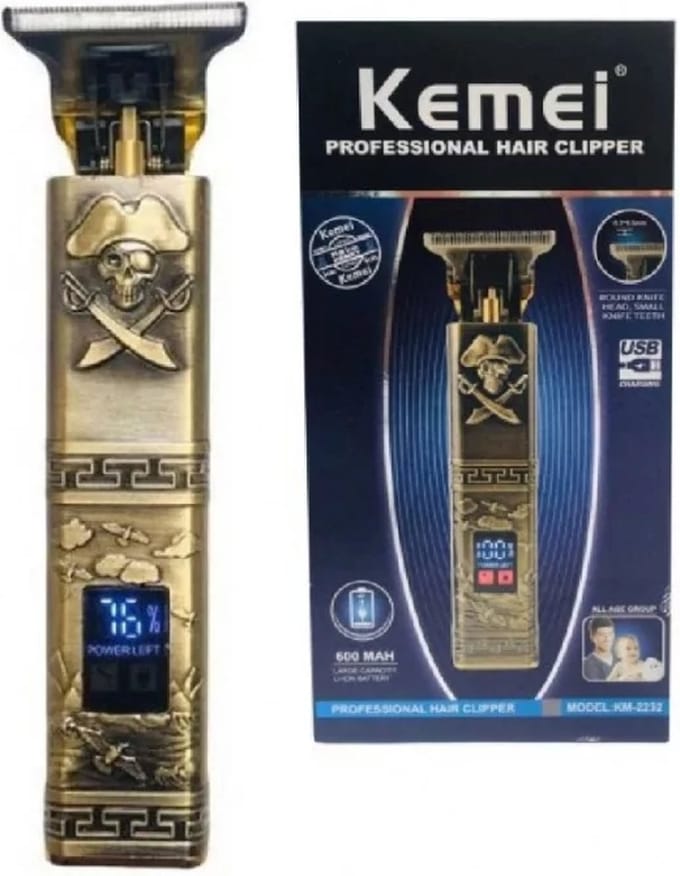 Professionele Tondeuse KEMEI Universele Trimmer voor het knippen van haar, baard en snor