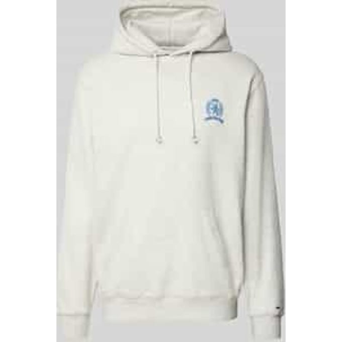 Regular fit hoodie van katoenmix