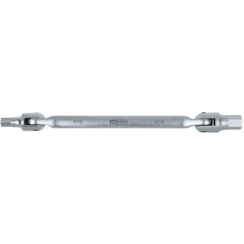 Olieonderhoudssleutel zeskant voor achterasdifferentieel, 10 x 14 mm KS Tools 150.9225