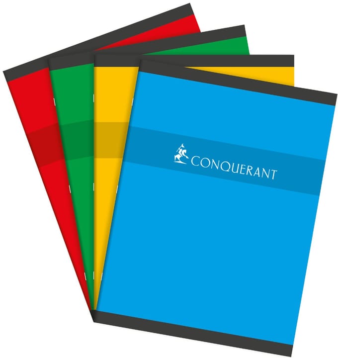 Conquerant Cahiers Polypro, Monochromatisch, 192 vel, Mat, Gelijnd papier, Softcover, Volwassene
