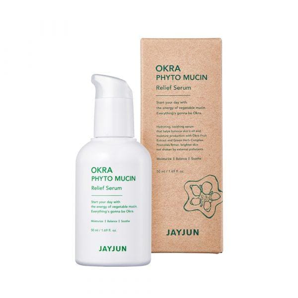 JAYJUN Okra Phyto Mucin Relief Serum 50 ml - Sérum visage aux propriétés régénératrices
