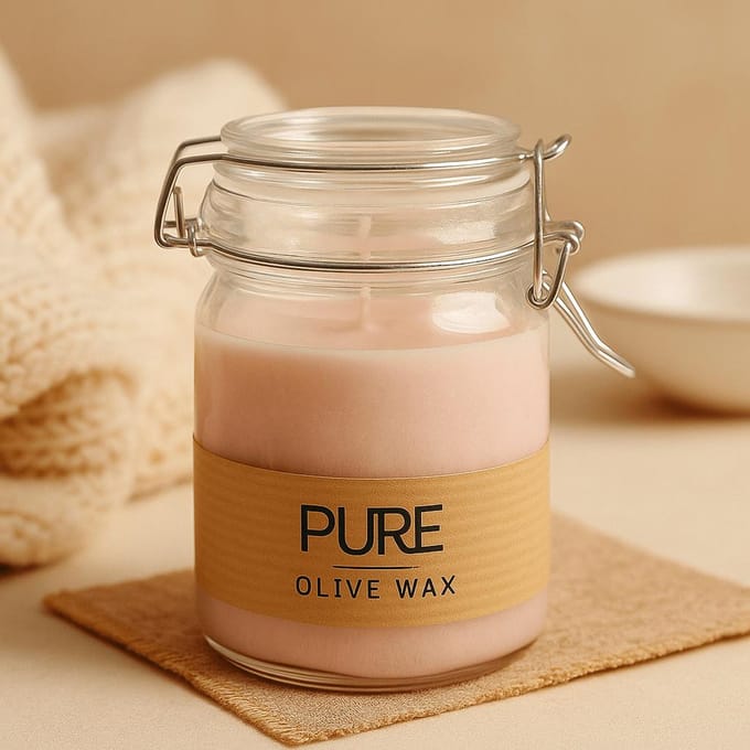 3 x Pure Olive Wax Potkaars 120 x 70 - Antike Roos