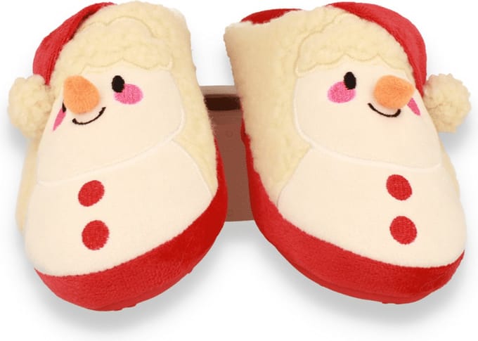 Kinder sloffen laag model | Xmas | rood wit | kwaliteit YM