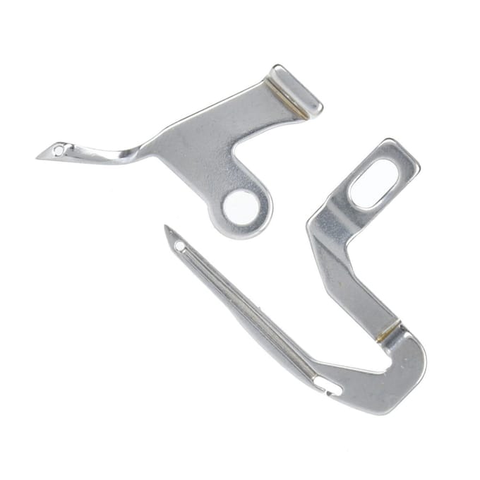 2 stuks multifunctionele huishoudelijke overlock-looper, legering-looper, naaimachine-accessoires, looper white