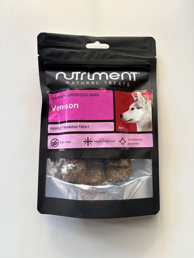 Nutriment Superfood Bars - Venison - 3 stuks