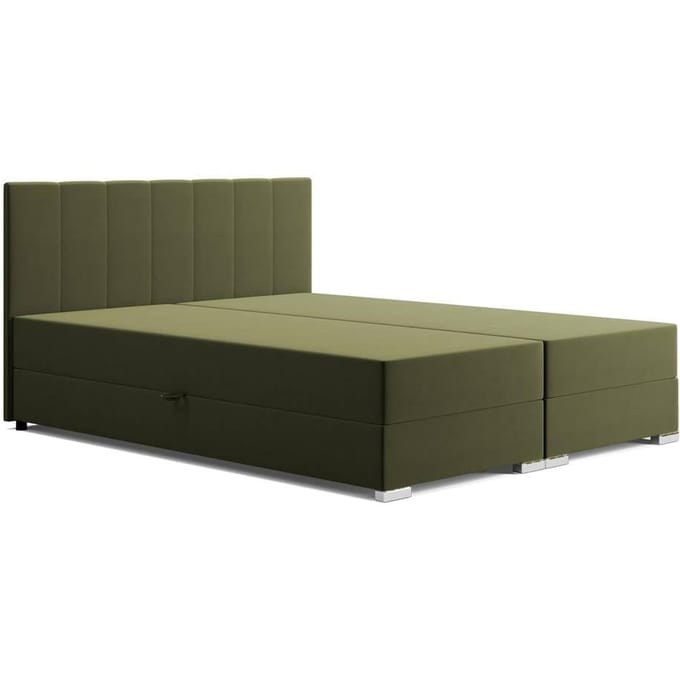 Boxspring Jaya 160x200 cm fluweel met opbergruimte | NADUVI Collection