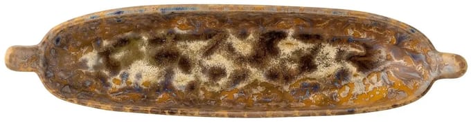 Bloomingville Schaal aardewerk bruin Milani