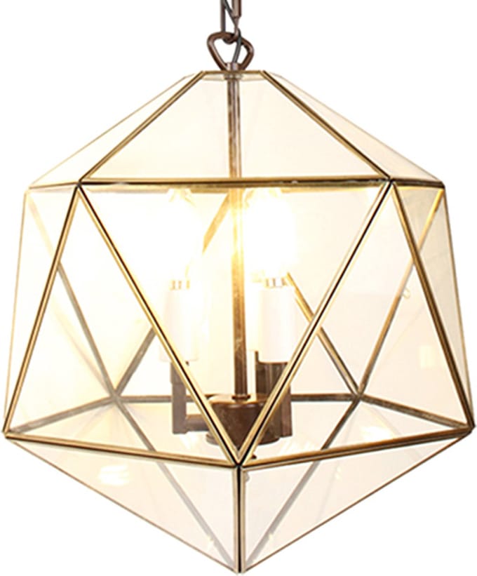Lumilamp Hanglamp 40x40x175cm Transparant Metaal