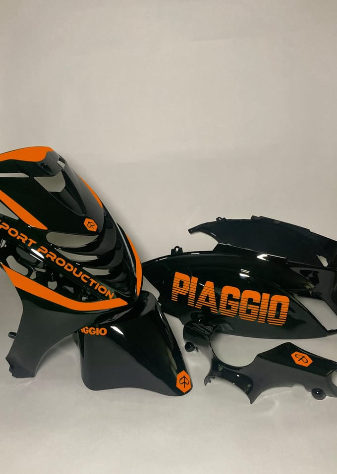 Piaggio Zip Stickerset - Piaggio - Orange