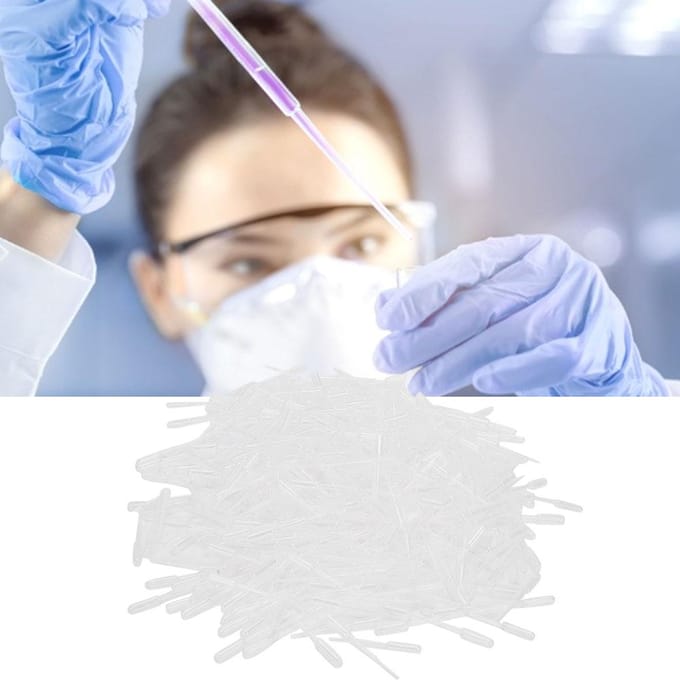 1000 stuks Wegwerp Transfer Pipetten Plastic Make-up Gekalibreerde Druppelaar Oogdruppelaar gray