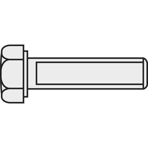 TOOLCRAFT 222531 Zeskantbout M2 10 mm Buitenzeskant DIN 933 Messing Vernikkeld 10 stuk(s)