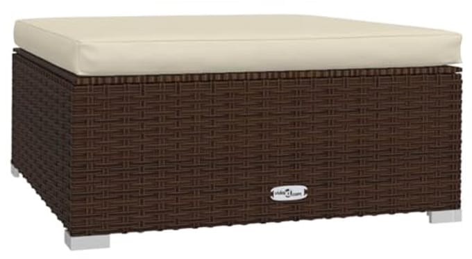 Footrest met Kussen 70x70x30cm - Tuin Ottomaan en Hocker